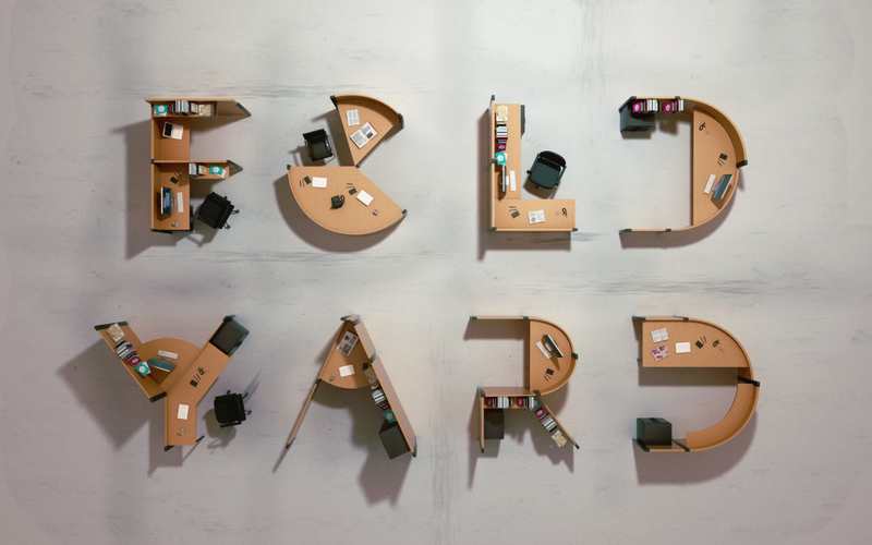 Illustration for article titled 9 Crazy 3D Typefaces Made From Everyday Objects